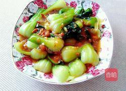 豆酱小油菜的做法图解8