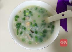 皮蛋瘦肉鲜虾粥的做法图解3