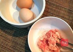 肉末蒸鸡蛋的做法图解1