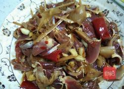 芹菜炒鸡杂的做法图解3