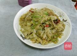 酸菜炒粉条的做法图解6