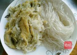 酸菜炒粉条的做法图解4