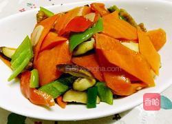 香菇胡萝卜炒肉的做法图解9
