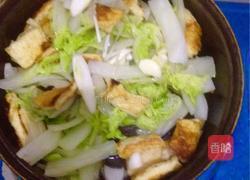 小白菜海米炖豆腐的做法图解4