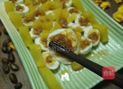 小菜凉拌蒜泥鸡蛋的做法图解1