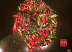 小银鱼炒辣椒的做法图解5