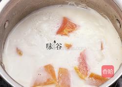 木瓜炖牛奶的做法图解6