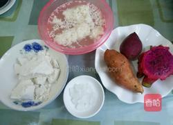 甜酒彩色小汤圆的做法图解1