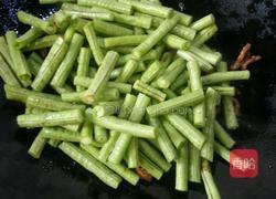 豆角炒肉丝的做法图解5