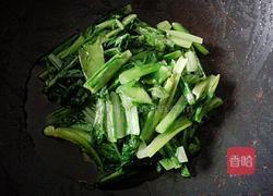 清炒油麦菜的做法图解3