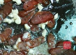 荷兰豆炒腊味的做法图解5