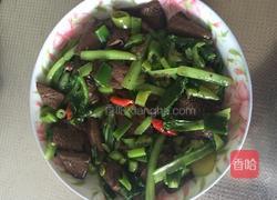 清炒猪血的做法图解4