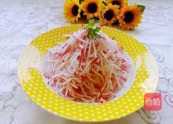 糖醋红水萝卜的做法图解5