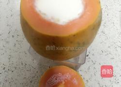 木瓜牛奶冻的做法图解3