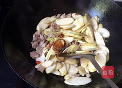 高笋炒肉的做法图解7