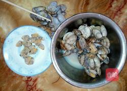 葱香蛤蜊肉的做法图解2