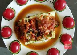 肉末焗西葫芦的做法图解8