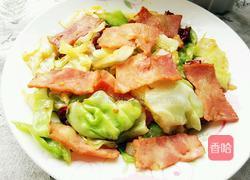 干锅培根手撕包菜的做法图解7