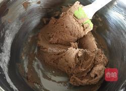 可可榛子酱曲奇的做法图解4