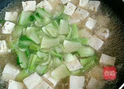 小白菜豆腐汤的做法图解7