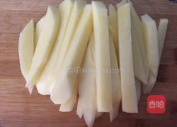 香辣炸薯条的做法图解3