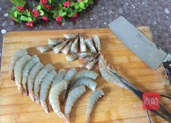 芹菜爆虾尾的做法图解2