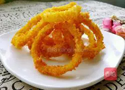Illustration of how to make fried onion rings 7