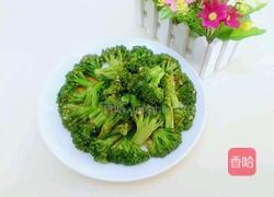 麻酱西兰花的做法图解5