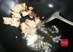五花肉炒花菜的做法图解5
