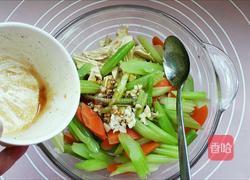 凉拌芹菜腐竹的做法图解5