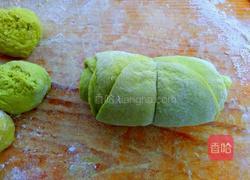 绿玫瑰花卷的做法图解11