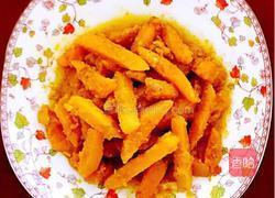 【蛋黄焗南瓜条】的做法图解8