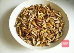 香辣开边蚕蛹的做法图解6