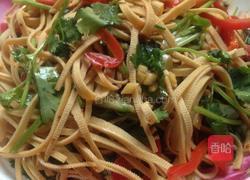 炝拌干豆腐丝的做法图解5