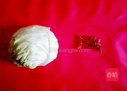 炝莲白的做法图解1