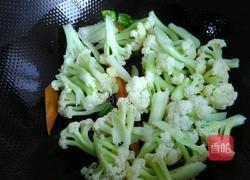 清炒有机花菜的做法图解5