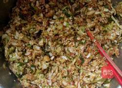 圆白菜馅包子的做法图解8