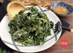 粉蒸芹菜叶的做法图解6