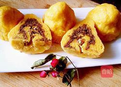 豆渣红豆沙窝窝头的做法图解9