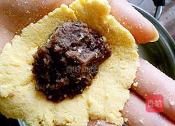 豆渣红豆沙窝窝头的做法图解6