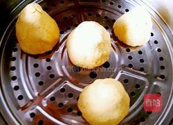 豆渣红豆沙窝窝头的做法图解8