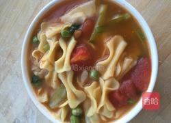 蝴蝶结番茄面的做法图解3