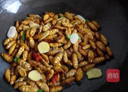 干煸茧蛹的做法图解5