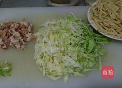 炒饼丝的做法图解3