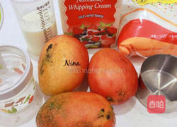 芒果冰激凌的做法图解1