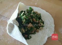 韭菜鸡蛋馅麦穗包子的做法图解12