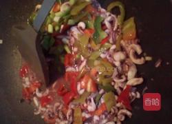 双椒炒墨鱼的做法图解9