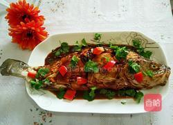 红烧鲈鱼的做法图解6