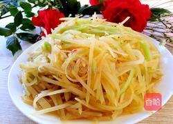 凉拌酸辣土豆丝的做法图解9
