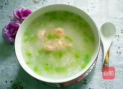 鲜虾芹菜粥的做法图解6